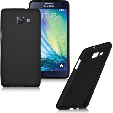 Matte silicone hoesje Samsung Galaxy A3 2016 zwart