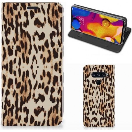 LG V40 Thinq Hoesje maken Leopard