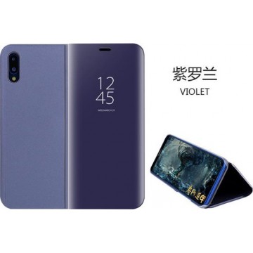 Clear View Stand Cover voor de Huawei P20 Pro _ Violet