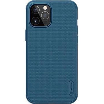 Nillkin - iPhone 12/12 Pro hoesje - Super Frosted Shield - Back Cover - Blauw