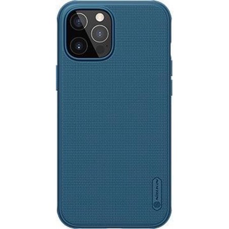 Nillkin - iPhone 12/12 Pro hoesje - Super Frosted Shield - Back Cover - Blauw