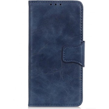 Shop4 - Samsung Galaxy A51 Hoesje - Wallet Case Cabello Donker Blauw