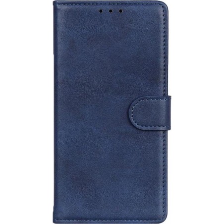 Shop4 - Samsung Galaxy A50 Hoesje - Wallet Case Retro Blauw