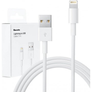 1x Apple USB kabel naar lightning iPhone - 1 Meter Lightning cable - Oplaadkabel voor Apple iPhone