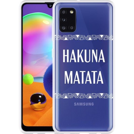 Samsung Galaxy A31 Hoesje Hakuna Matata white