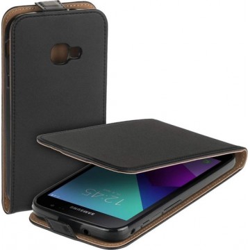 Pearlycase Flipcase hoesje voor Samsung Galaxy Xcover 4s - Eco Zwart