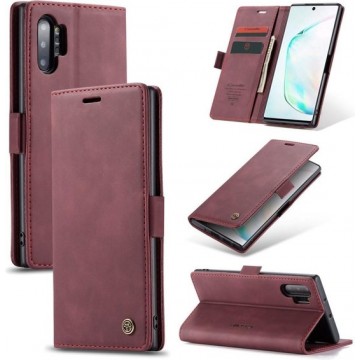 Caseme - stijlvolle wallet hoes - Samsung Galaxy Note 10 Plus - Rood