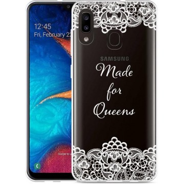 Galaxy A20 Hoesje Made for queens