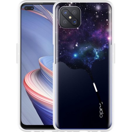 Oppo Reno 4 Z Hoesje Galaxy Toverstaf