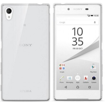 Hoesje CoolSkin3T - Telefoonhoesje voor Sony Xperia Z5 - Transparant wit