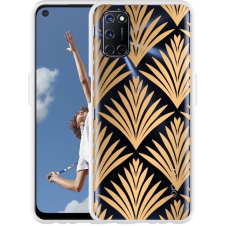 Oppo A72 Hoesje Art Deco Gold