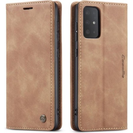Samsung Galaxy S20 Ultra Hoesje - CaseMe Book Case - Bruin