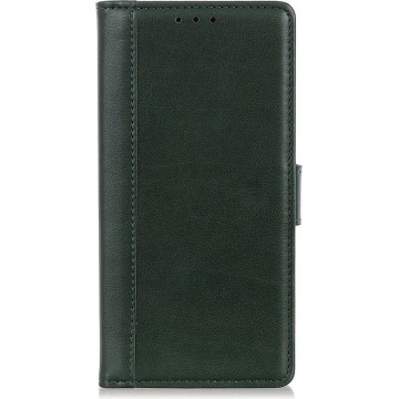Shop4 - Samsung Galaxy A51 Hoesje - Wallet Case Grain Groen
