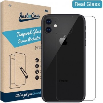 Just in Case Back Cover Tempered Glass Apple iPhone 11 Protector - Arc Edges