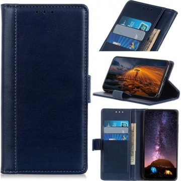 Samsung Galaxy A20e hoesje, Luxe 3-in-1 bookcase, donkerblauw - Telefoonhoesje geschikt voor: Samsung Galaxy A20e