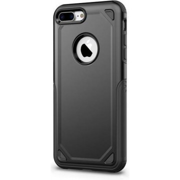 GadgetBay Pro Armor Black beschermend hoesje iPhone 7 Plus 8 Plus - Zwart Case