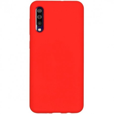 Accezz Liquid Silicone Backcover Samsung Galaxy A50 hoesje - Rood