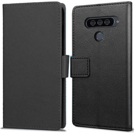 Book Wallet hoesje voor LG G8S ThinQ - zwart