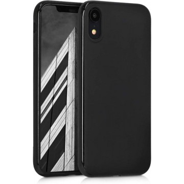 iPhone XR - Soft  Silicone Hoesje - Zwart