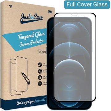 Just in Case Full Cover Tempered Glass Apple iPhone 12 Pro Max Protector - Black