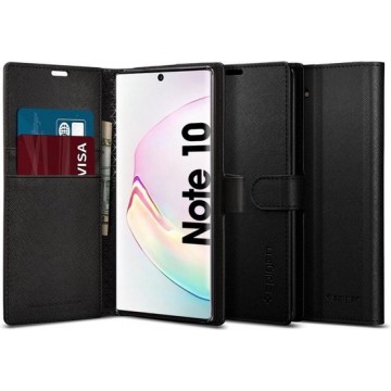 Spigen Wallet S Case Samsung Galaxy Note 10 - Zwart