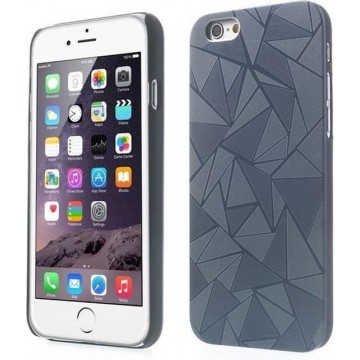 GadgetBay Triangle aluminium hoesje iPhone 6 Plus / 6s Plus Zwarte hardcase Driehoek cover