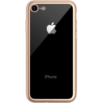LEEU Design Gold Transparant Hoesje iPhone 7 8 SE 2020 - Goud