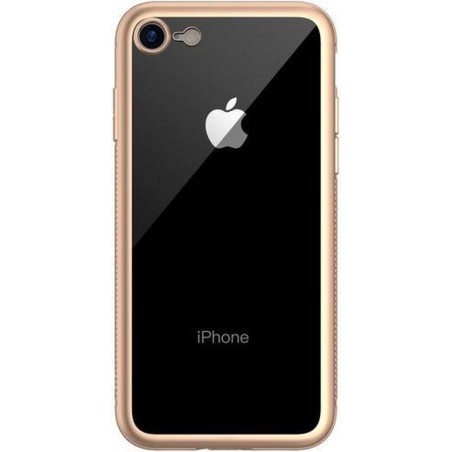 LEEU Design Gold Transparant Hoesje iPhone 7 8 SE 2020 - Goud