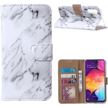 FONU Bookcase Hoesje Marmerenprint Samsung Galaxy A70