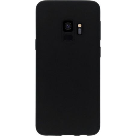 Accezz Liquid Silicone Backcover Samsung Galaxy S9 hoesje - Zwart