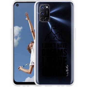 Oppo A52 Hoesje Goals are for Men