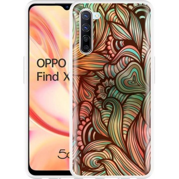 Oppo Find X2 Lite Hoesje Abstract colorful