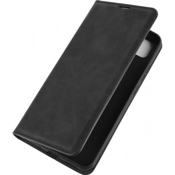 Mobigear Retro Skin Wallet Case Zwart Xiaomi Redmi 9C