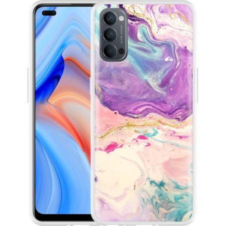 Oppo Reno 4 Hoesje Dromerige Kleuren