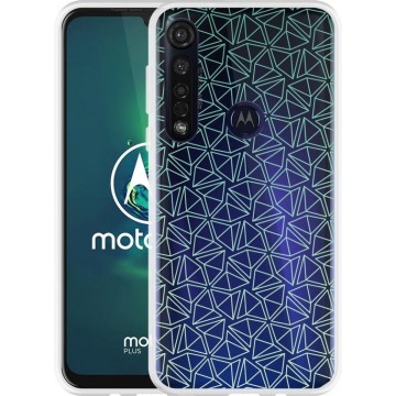 Motorola Moto G8 Plus Hoesje Triangles