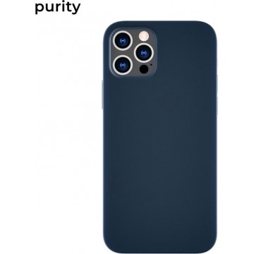 Purity Ultra Dun Backcover Hoesje voor iPhone 12 Pro Max - Blauw