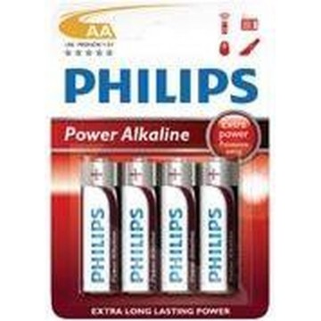 Philips LR6P4B AA Alkaline Batterij 4 Stuks