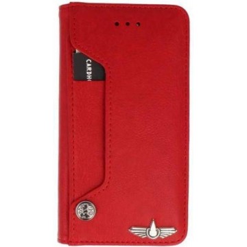 GALATA Luxe pasjes Huawei P20 Lite bookcase rood hoesje