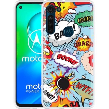 Motorola Moto G8 Power Hoesje Comic