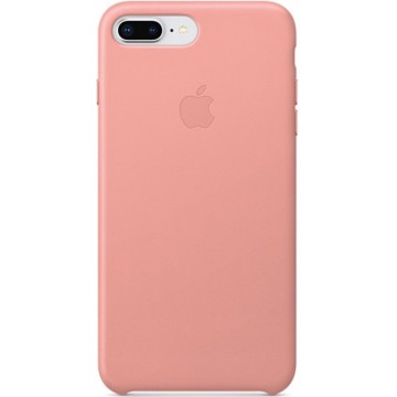Apple Leather Backcover iPhone 8 Plus / 7 Plus hoesje - Soft Pink