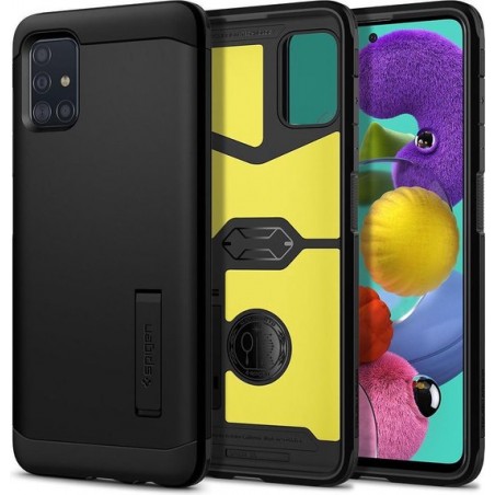 Spigen Tough Armor Case Samsung Galaxy A71 - Zwart