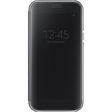 Samsung clear view cover voor Samsung A520 Galaxy A5 2017 - Zwart