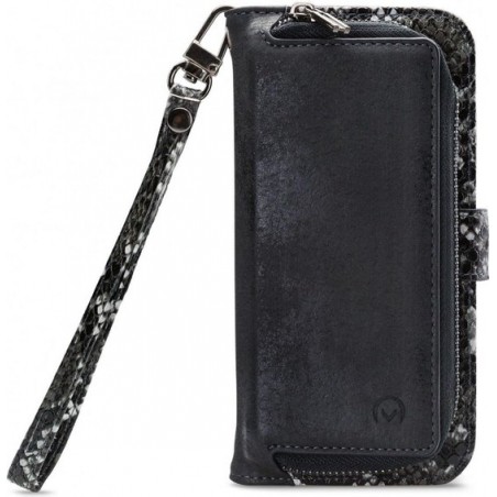 Mobilize Gelly Wallet Zipper Samsung Galaxy A51 Hoesje Black Snake