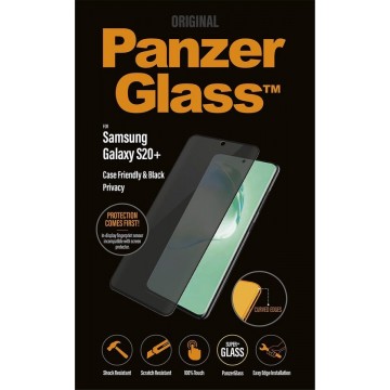 PanzerGlass Case Friendly Privacy Screenprotector voor de Samsung Galaxy S20 Plus