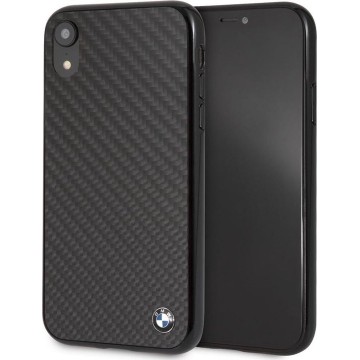 iPhone XR hoesje - BMW - Zwart - Carbon