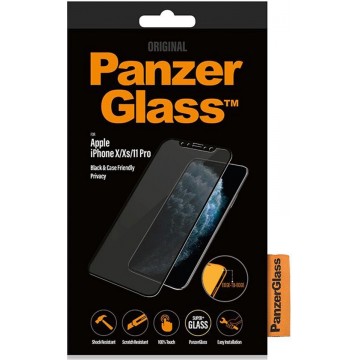 PanzerGlass Case Friendly Privacy Screenprotector voor iPhone 11 Pro / Xs / X