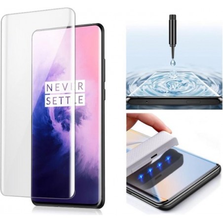 OnePlus 7 Pro Tempered Glass Screenprotector [UV lichtbestraling]