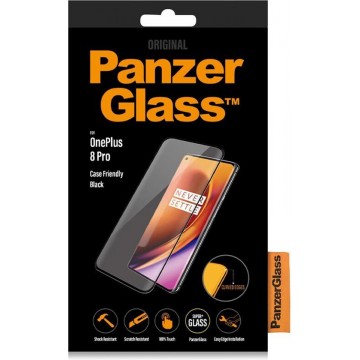 PanzerGlass Case Friendly Screenprotector voor de OnePlus 8 Pro - Zwart