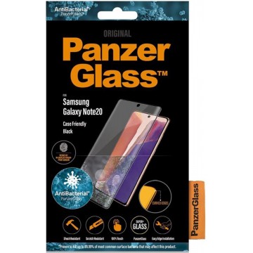 PanzerGlass Anti-Bacterial Case Friendly Screenprotector voor de Samsung Galaxy Note 20