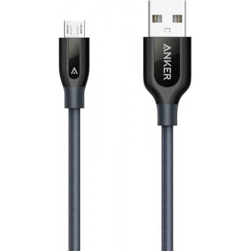 Anker PowerLine+ Micro USB Kabel 0.9m - Grijs